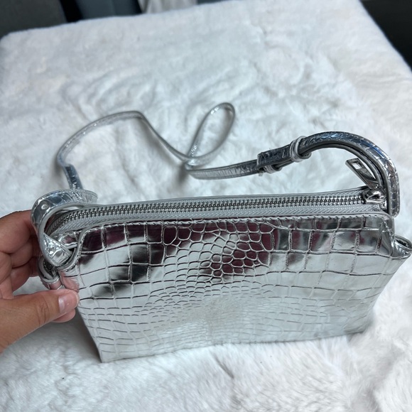 A New Day Light Gray Zip Pouch - Picture 5 of 7